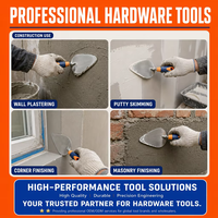 Truelle de maçon antidérapante à poignée souple, outils manuels de maçonnerie, truelle de plâtrage durable pour travaux de construction en briques