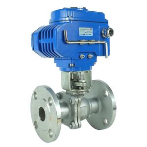 Válvula de Bola Motorizada Electrónica de Acero Inoxidable DN50 2 Pulgadas 12V 220V 24VDC con Actuador de Brida de PTFE para Agua OEM - Product Image 5
