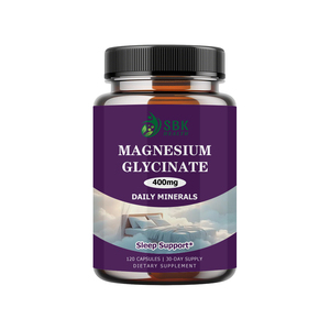 Capsules de glycinate de magnésium OEM/ODM pour la relaxation, le soutien général et des nuits paisibles - Product Image 1