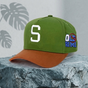 Custom uomo XXL ODM 5 pannello ricamato logo a tesa curva con disegno di <span class=keywords><strong>Snapback</strong></span> 2 Tone 2 tone cappellini da Baseball Gorras cappelli per uomo - Product Image 5