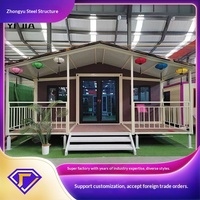 Logements modulaires préfabriqués pour chantiers de construction et dortoirs de personnel, conteneurs habitables pliables et mobiles à assemblage rapide pour le commerce extérieur