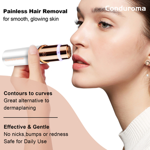 Coduroma-Épilateur à sourcils électrique indolore pour <span class=keywords><strong>femme</strong></span> avec lumière LED pour épilation instantanée et indolore - Product Image 4