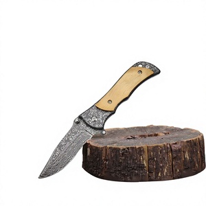 Couteau de chasse de haute qualité en acier inoxydable RS 3CR13 avec manche en bois, pointe biseautée de 22 cm, épaisseur de 2,3 mm, qualité industrielle, OEM, de poche - Product Image 2