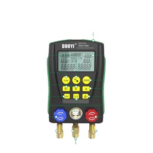 Manómetro digital de vacío para HVAC DUOYI DY517A, juego de manómetros de refrigerante, material ABS, temperatura, detección de fugas de aire, 1 año de garantía - Product Image 1
