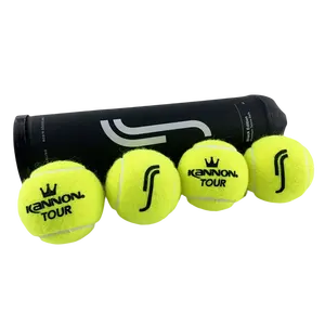 Pelotas de Tenis <span class=keywords><strong>Kannon</strong></span>, Aprobadas por la ITF, para Competición Profesional y Práctica, 1 Lata con 4 Pelotas - Product Image 3