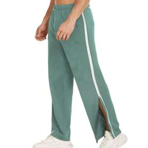 Pantalones Deportivos Rectos de Cintura Media para Hombre, Diseño Personalizado con Logotipo en la Cintura, Pantalones Holgados para Entrenamiento de Baloncesto, Estilo Urbano de Invierno - Product Image 1