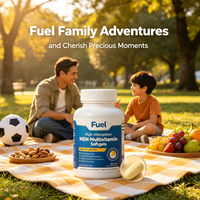 Vitamines pour hommes à absorption élevée, multivitamines en gélules molles, soutien immunitaire quotidien, formule propre, OEM, marque privée, 60 unités, vente en gros, ODM