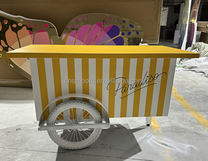 Carrito de barra de caramelo acrílico personalizado de alta calidad, carrito de exhibición de dulces para vacaciones - Product Image 2