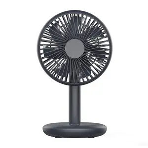 Portable desktop fan can shake its head USB charging cooling outdoor camping mini 4-speed home mute fan Cooling Fan