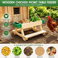 Kit de mangeoire de pique-nique pour oiseaux BH Squirrel, mangeoire de pique-nique pour poulets, canards, écureuils et oiseaux sauvages
