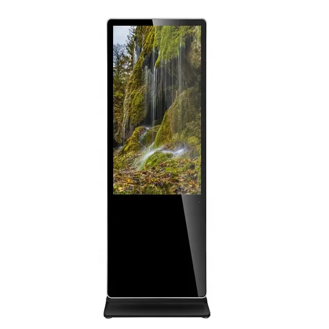 43 inch indoor floor stand vertical display advertising players android Infrared/PCAP touch screen kiosk lcd digital signage