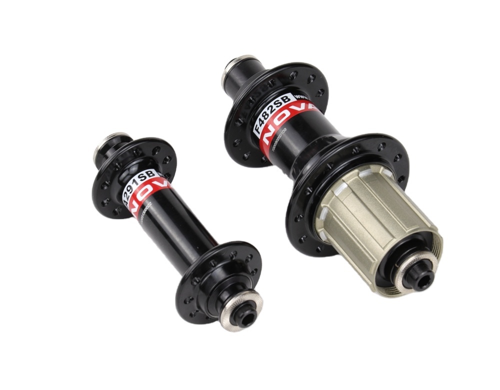 中古 NOVATEC 前後ハブ A291SB/F482SB 100/130mm Novatec A291SB F482SB Road Bike Hub Rim Brake Quick Release