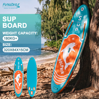 Planche de SUP gonflable haute performance pour dropshipping UE, super large 320 cm, 190 kg, robuste, avec pompe et pagaie