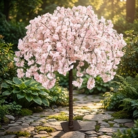 Arbre de fleurs de cerisier artificiel personnalisable, écologique et durable, pour la décoration de pêche, de mariages, de paysages, de remises de diplômes et d'anniversaires