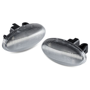Clignotant latéral ambré à LED pour <span class=keywords><strong>Peugeot</strong></span> <span class=keywords><strong>307</strong></span>, éclairage de voiture étanche et sans polarité, mise à niveau Plug & Play - Product Image 2