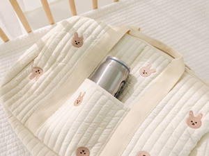 Bolsa <span class=keywords><strong>de</strong></span> Pañales <span class=keywords><strong>de</strong></span> Gran Capacidad, Tipo Momia, <span class=keywords><strong>de</strong></span> Algodón, con Cierre, Bordada, <span class=keywords><strong>para</strong></span> Cochecito, Viajes, Moderna, <span class=keywords><strong>para</strong></span> Mujer - Product Image 6