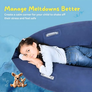 Inflatable Autism Sensory Therapy Compressed Portable Folding Recliner Soothing Relaxation Area Kids Couch Boat Couch - Product Image 3