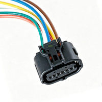 Conector de 6 Vías, Arnés de Cables, Pigtail 6189-1083 para Honda, Toyota, Subaru, Conector de Punto Ciego para Estacionamiento, 90980-12303