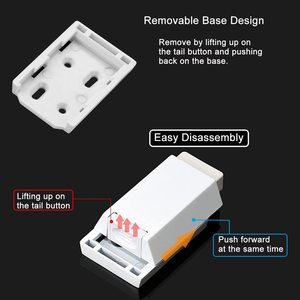 Heavy Duty Push to Open <b>Cabinet</b> Hardware Magnetic Push Latch <b>Lock</b> for Hidden Door Touch Latches and Catch Magnet Push - Product Image 6