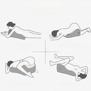 Speelgoed Kussen Voor Koppels Wig Hoge Dichtheid Traagschuim Kussen <span class=keywords><strong>Sex</strong></span> Kussen Volwassenen Ergonomisch Schuim Bed Driehoek Hoofdeinde - Product Image 4