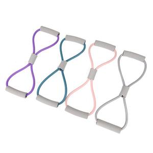 Banda de resistencia con forma de ocho, material TPE, 45x10x8mm, cómoda para entrenamiento físico y equipo de estiramiento - Product Image 1