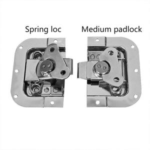 Venta directa de fábrica de Hardware de bloqueo de equipaje Cerraduras de caja de aviación con resorte Cerraduras de mariposa planas de presión media Hebillas de caja - Product Image 2