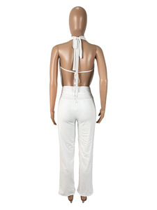 Bộ đồ nữ thời trang hè GX9541, phong cách đường phố, áo hai dây không tay, lưng trần và quần, bộ 2 món - Product Image 3