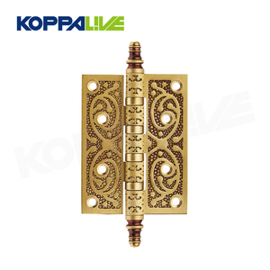 Charnières de porte en bois, rouleau réglable de luxe européen, 4 pouces, 5 pouces en laiton brossé, roulement à billes, charnières de armoire - Product Image 4