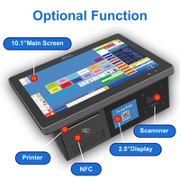 MHT-D2 tout en un point de vente caisse enregistreuse Android écran tactile Pos Terminal tablette Pos systèmes pour magasin de vêtements