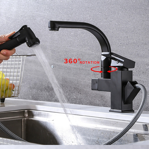 Rubinetto miscelatore da <span class=keywords><strong>cucina</strong></span> a montaggio su piano in ottone anticato color oro - Product Image 5