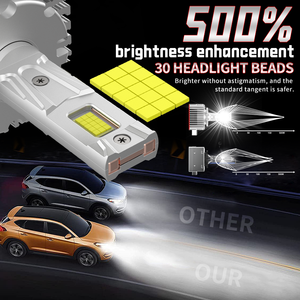 Installation facile Canbus D70 120W 12000LM 12 24V 6000K D1S D2S D3S D5S Système d'éclairage automatique Phare à LED Double <span class=keywords><strong>tube</strong></span> en cuivre - Product Image 3