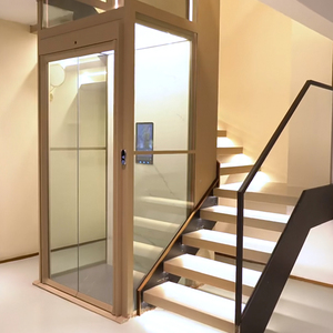 <span class=keywords><strong>Ascensor</strong></span> Residencial para Uso Doméstico de 2 a 4 Pisos, <span class=keywords><strong>Ascensor</strong></span> Eléctrico Económico para 6 Personas, <span class=keywords><strong>Ascensor</strong></span> Doméstico Panorámico de Cristal de 3 Pisos y 4 Niveles - Product Image 1