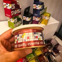 Désodorisant de voiture écologique California Scents, parfum noix de coco et vanille, en barre solide, fibres organiques, à placer sur le tableau de bord, éliminateur d'odeurs