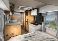 Camping-car de luxe moderne pour 4 personnes Nouvelles tendances beauté Remorques tout-terrain pour les voyages en famille Europe Amérique du Nord avec