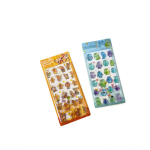 Autocollants solides pour enfants, autocollants 3D en relief, cristal, dessin animé mignon, <span class=keywords><strong>Tamagotchi</strong></span> Star Man, carte décorative - Product Image 5