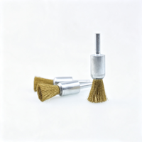 Brosse industrielle OEM en laiton à fil coupé avec tige – Idéale pour l'élimination de la rouille et le nettoyage de surface, vitesse de rotation maximale 10000 tr/min