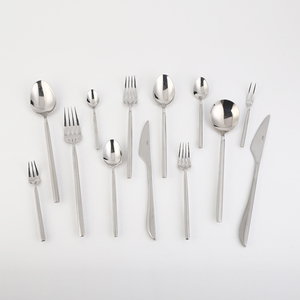 Dày Cao Chất Lượng Thép Không Gỉ Hot Đơn Giản Nhà Hàng Khách Sạn Độc Đáo Xử Lý Tùy Chỉnh Bộ Đồ Ăn Đặt - Product Image 2