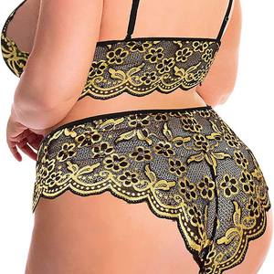 ชุดชั้นในลูกไม้สามจุดเซ็กซี่บราสไตล์ชุดชั้นใน - Product Image 3