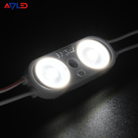 Module d'injection LED haute puissance étanche IP67 24V 2W avec lentille DC12V 260lm pour Lightbox haute luminosité