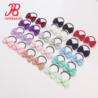 Arcs de queue de cochon classiques avec élastique Cycle élastique pour queue de cheval cheveux noeud papillon bande élastique pour enfants g