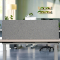 Écran de bureau insonorisant en tissu PET 100 % polyester recyclable, absorbant le son, pour cloisonnement acoustique