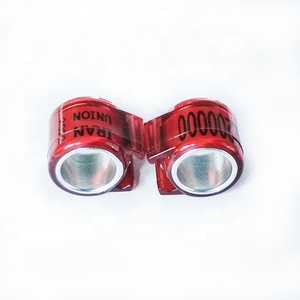 Voet Ringen Met Chip Slot Voor Carrier Duiven 8Mm Binnendiameter Voet Bands Met Club Naam <span class=keywords><strong>Multi</strong></span> Kleur Fci standaard Ringen - Product Image 2