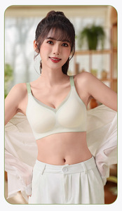 Nhà máy trực tiếp đơn giản không có vòng thép chống chảy xệ có thể điều chỉnh áo ngực của phụ nữ liền mạch hàng ngày Áo ngực vô hình - Product Image 5