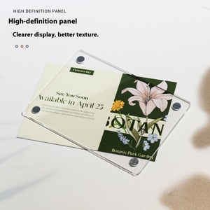 Mini Marco Magnético de Acrílico <span class=keywords><strong>para</strong></span> Fotos con Función de Exhibición de Postales Transparente <span class=keywords><strong>para</strong></span> Refrigerador - Product Image 2