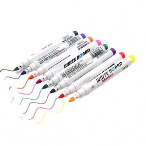 ชุดระบายสีเซรามิกสำหรับเด็ก ปากกาสีน้ำแบบลอยได้ ปลอดสารพิษ ใช้ได้ทั้งแบบลบแห้งและแบบลบเปียก สำหรับเขียนไวท์บอร์ด - Product Image 1