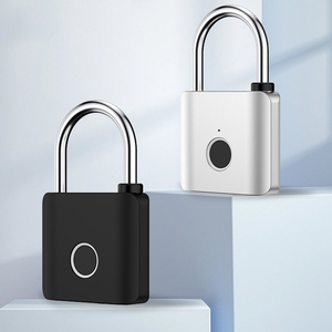 Cadenas intelligent USB à empreinte digitale, sans clé, biométrique, déverrouillage rapide par touche, en métal, étanche IP65, pour casier de gym, bagages - Product Image 2