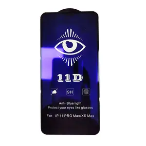 Nuovo di alta qualità blu di blocco luce occhiali con anti glare anti blu ray temperato protezione dello schermo di vetro per il iphone 12 pro max