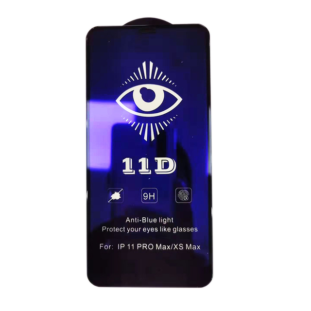 New High Quality Blue Light Blocking Glasses with Anti Glare Anti Blue Ray Tempered Glass Screen Protector for iphone 12 Pro Max