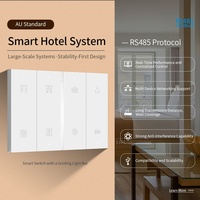 Interrupteur intelligent RS485 12V-24V DC étanche et durable, panneau de commande de luxe pour la maison, 1 à 7 boutons poussoirs, interrupteur mural intelligent pour éclairage IT