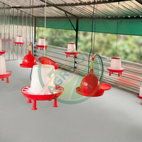 Nouveau Distributeur d'Eau et de Nourriture Automatique Agricon 8L pour Volailles, Conception Cloche, PE/PP de Qualité Alimentaire, Non Toxique, Économiseur d'Eau, Anti-Déversement pour Poulets et Canards